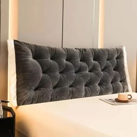 Headboard Pillow  Length 1.2m, 3 colors (Color: dark gray)